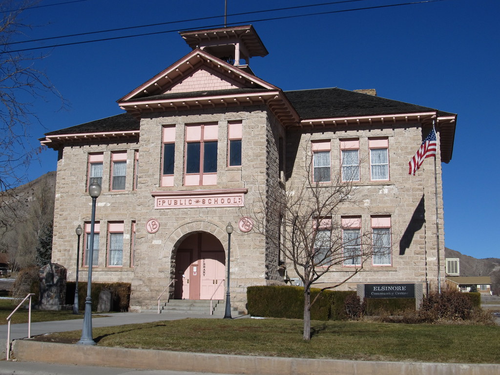 Elsinore White Rock Schoolhouse, Elsinore, Utah Elsinore, … Flickr