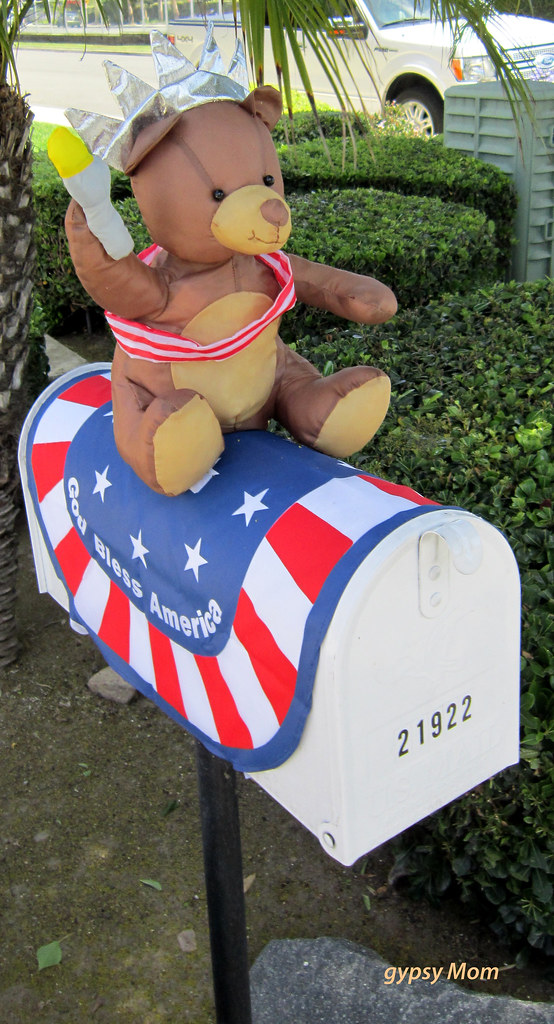 Patriotic mailbox Lake Forest, CA Trudi Crookshanks Flickr