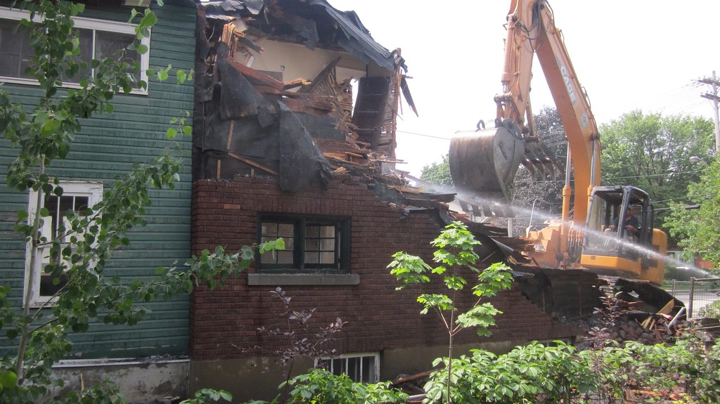 Demolition of House at 117 Clarendon Ave. Ottawa Ross Dunn Flickr