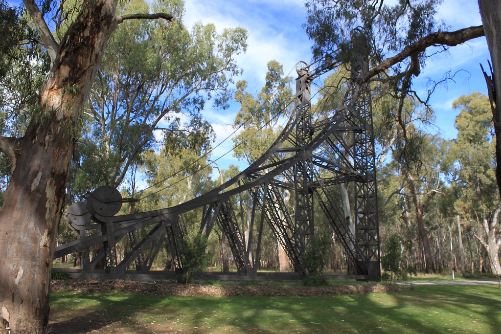 Darlington Point Bridge lift structure The Bascule lift sp… Flickr