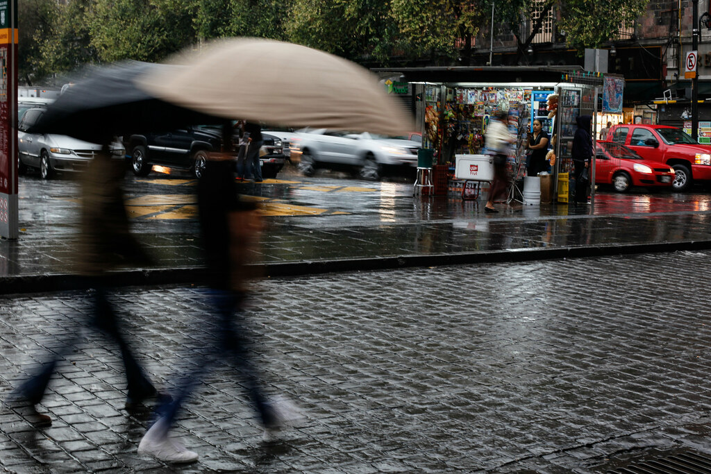 Followed by the Rain, Mexico City in Colour BW Version exp… Flickr