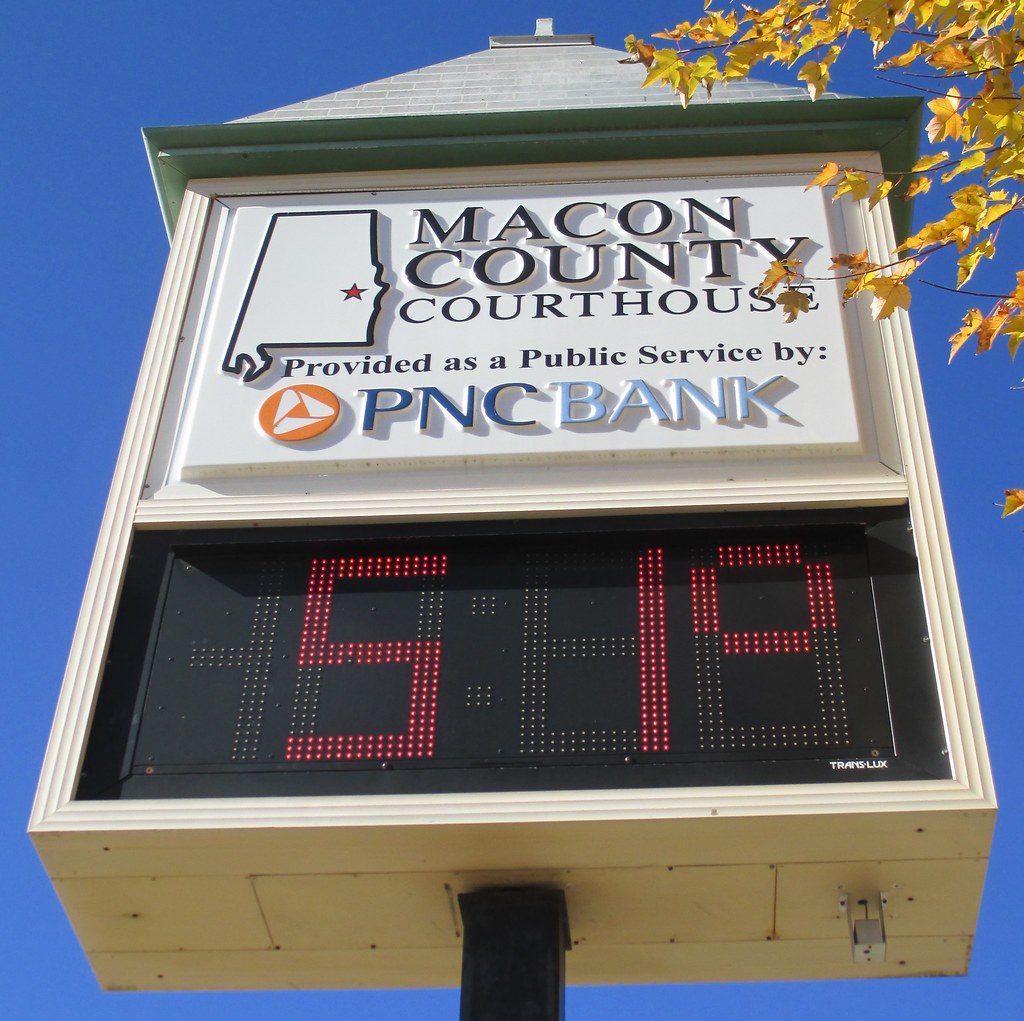Macon County Courthouse Thermometer (Tuskegee, Alabama) Flickr