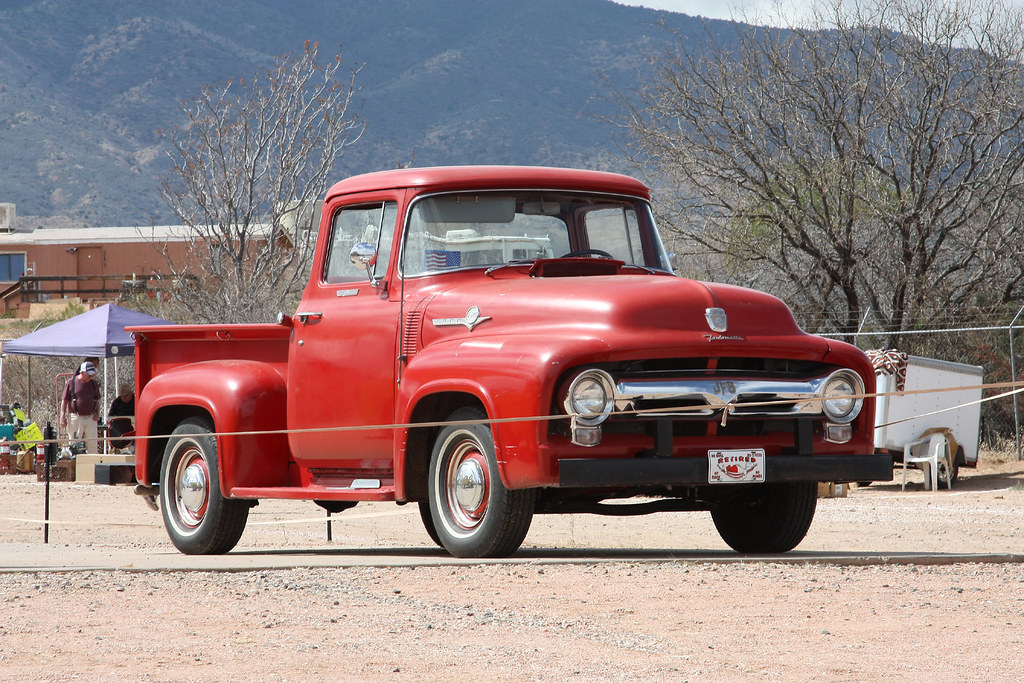 Ford F100 2014 Arizona Flywheelers show, Cottonwood, AZ. Insomnia