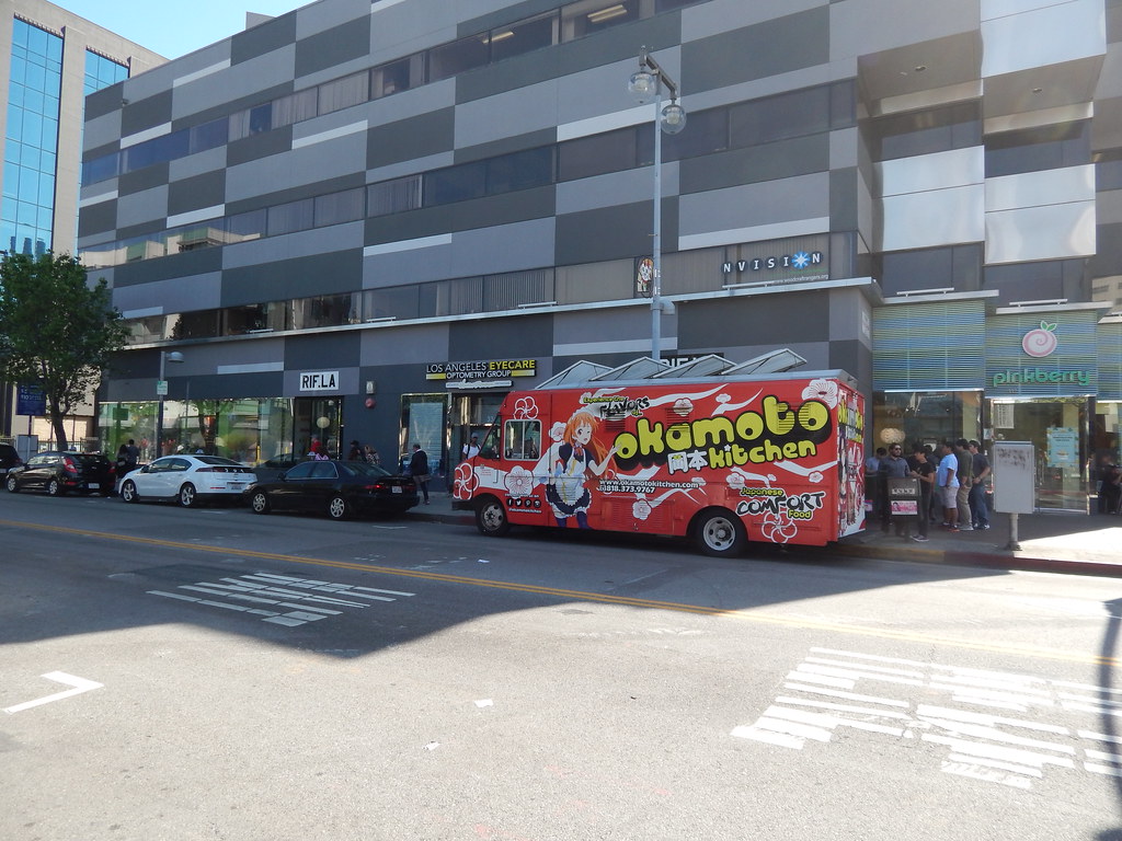 Okamoto Kitchen food truck, Little Tokyo James Fujita Flickr