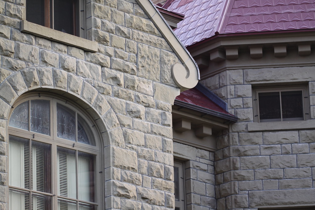Architectural use of sandstone Lougheed House, Calgary Flickr