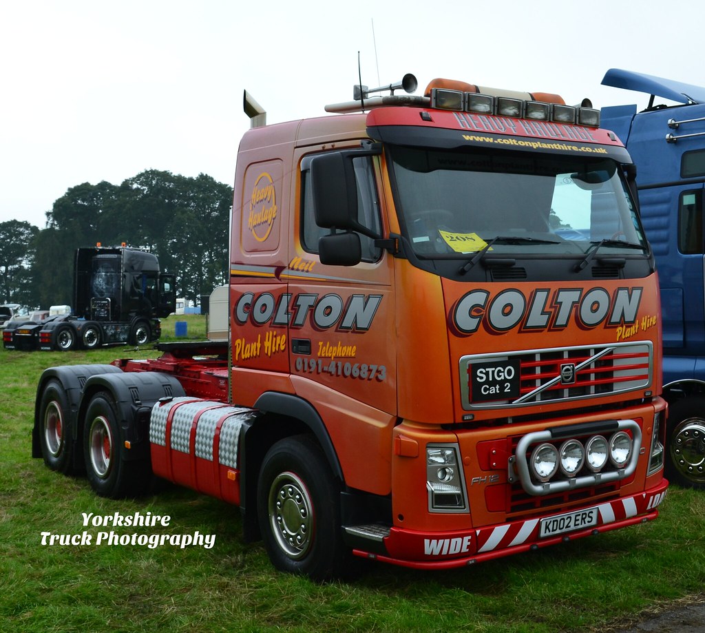 Colton Plant Hire Volvo FH12 KD02 ERS Yorkshire Truck Photography