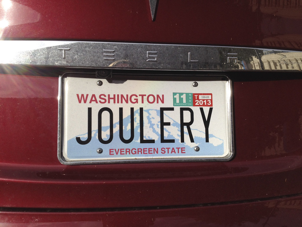 EV License Plate JOULERY Add your EV license plate to th… Flickr