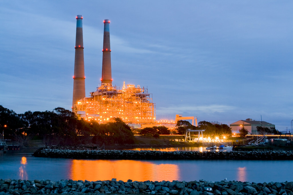 Moss landing power plant Power plant close to Monterey Bay… Flickr