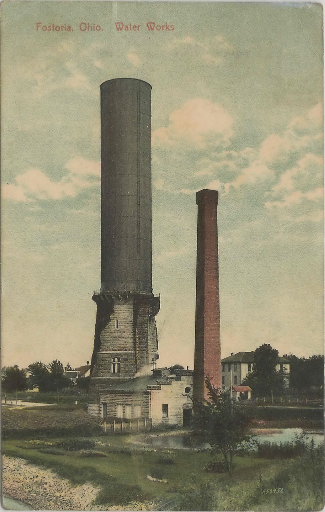US OH Fostoria OH 1908 MUNICIPAL Water Works Powerhouse an… Flickr