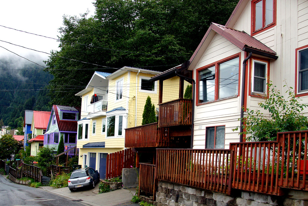 Back streets of Juneau Alaska. Juneau, Alaska’s remote cap… Flickr