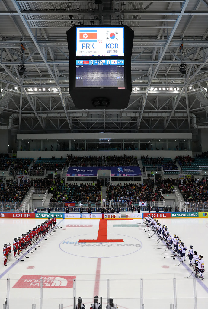 Ice_Hockey_World_Champ_Korea_NorthKorea_01 IIHF Ice Hockey… Flickr
