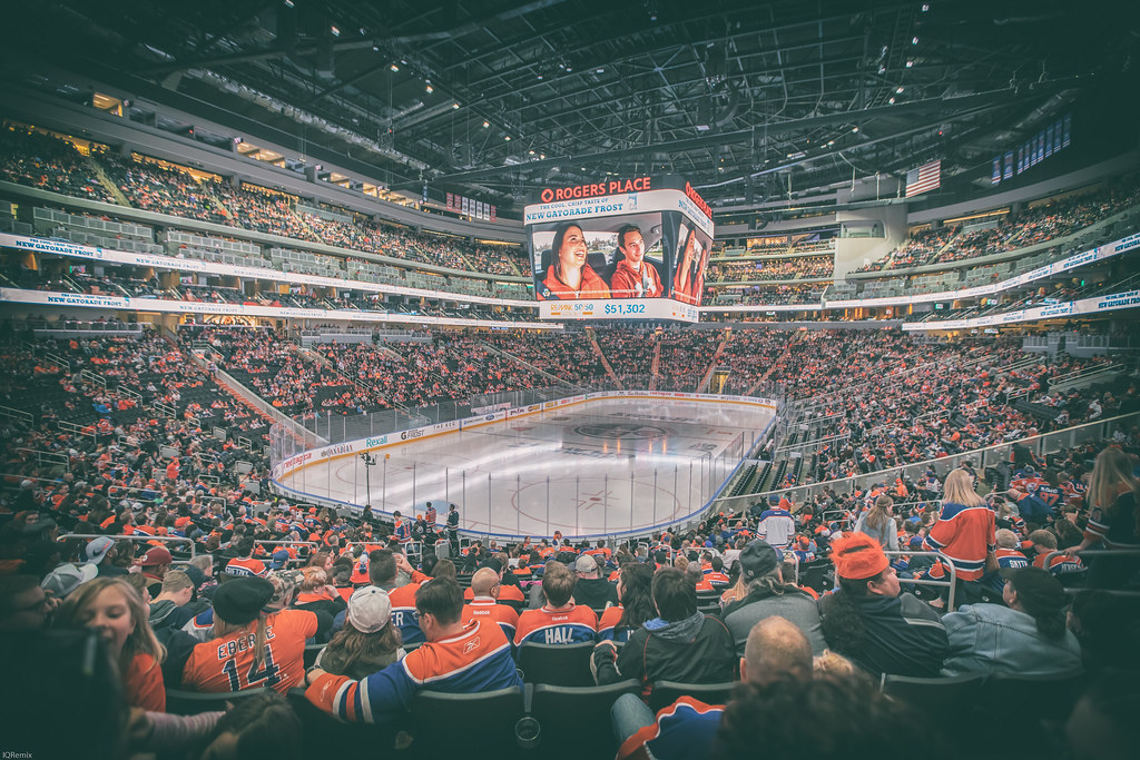 Edmonton Oilers 2017 Playoff Scene IQRemix Flickr