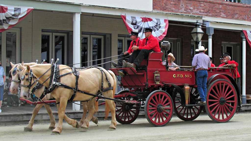 1880's Fire Dept Horse Drawn Fire Egine No. 3 4… Flickr