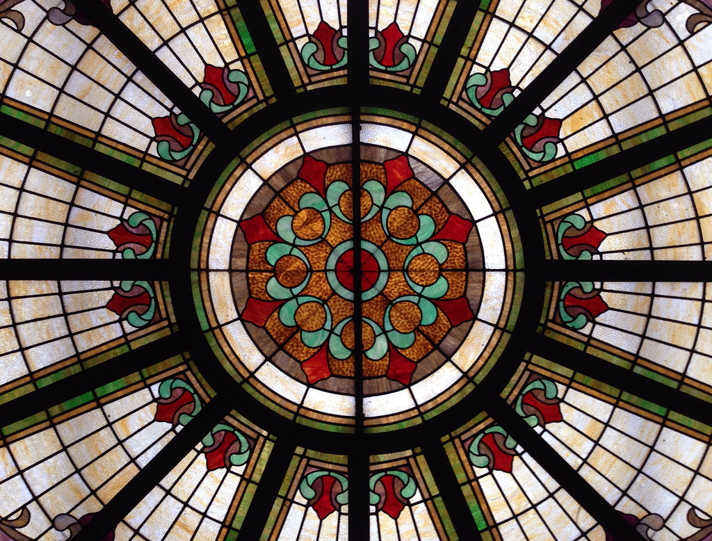 Stained glass, Logansport City Hall I was in Logansport ye… Flickr