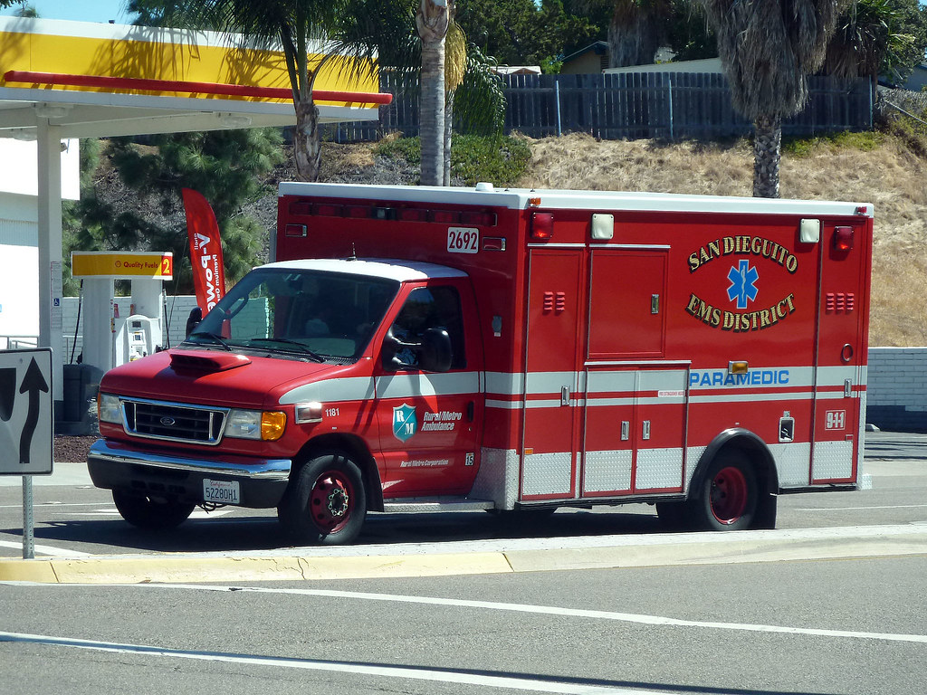 San Diego EMS District Ambulance David Valenzuela Flickr