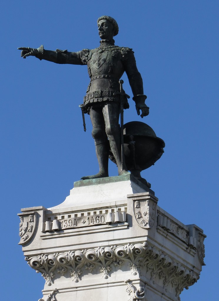 Porto Henry the Navigator Statue of the famed prince atop… Flickr