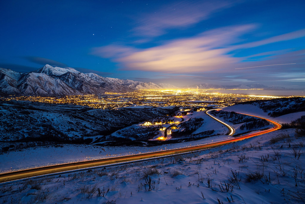 Utah Valley Car Lights a photo on Flickriver