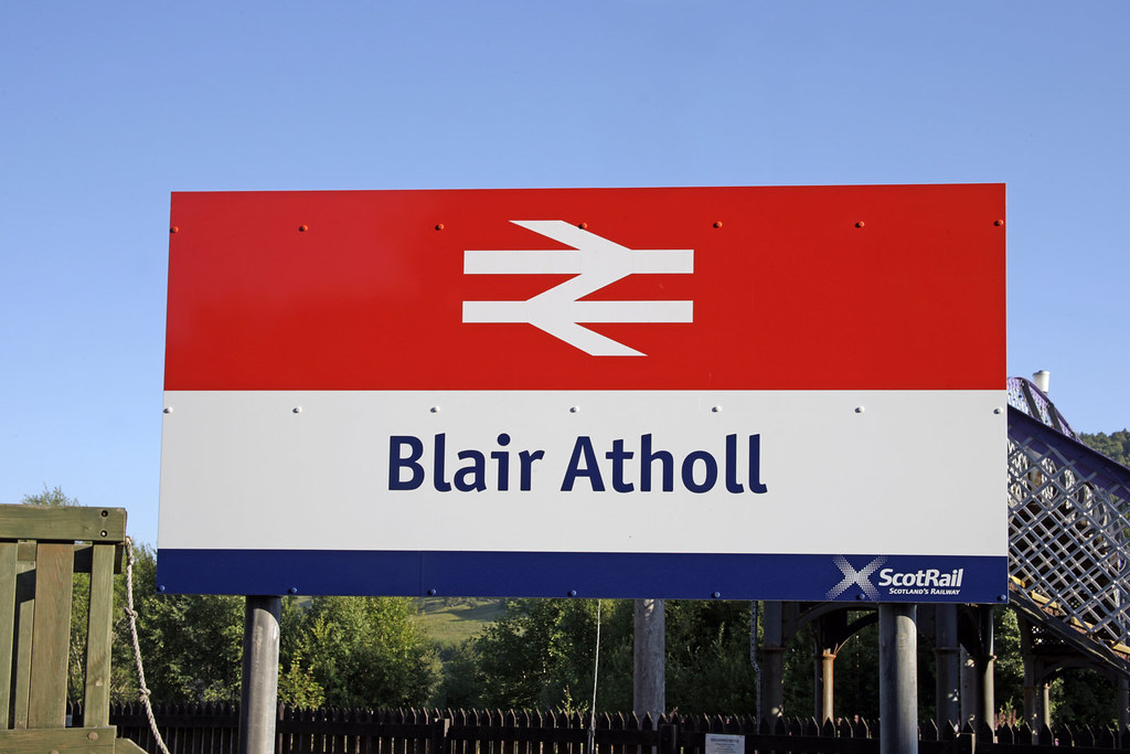 Blair Atholl Station, Perthshire, Scotland, 2016 Blair Ath… Flickr