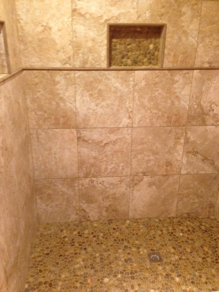 stone bathroom Tile Art in VA Flickr