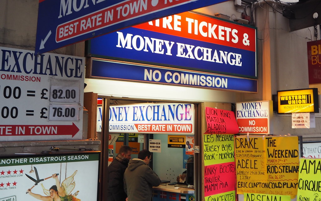 Money Exchange and Western Union location at Picadilly Cir… Flickr