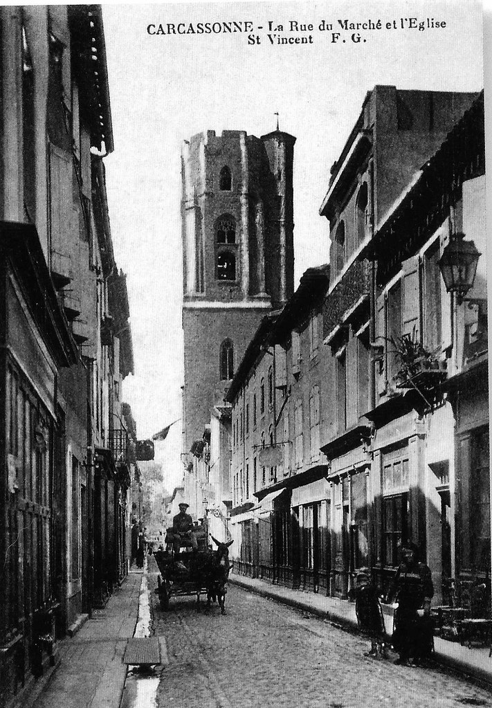 rue du Marché en 1906 (photo coll.P. Cartier) Flickr