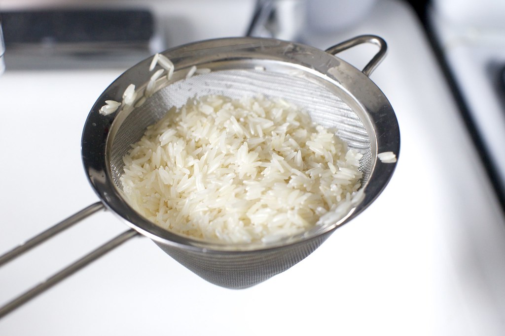 i rinsed my rice. for once. StuckPot Rice with Lentils an… Flickr