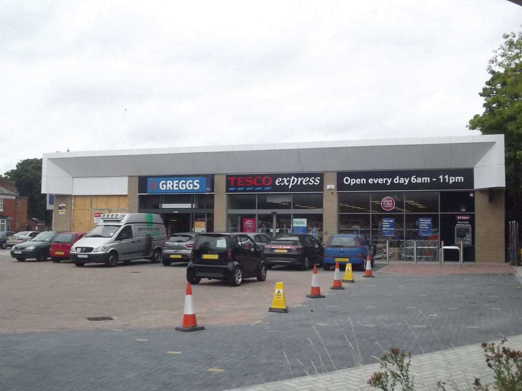 Greggs & Tesco Express Stratford Road, Hall Green Flickr