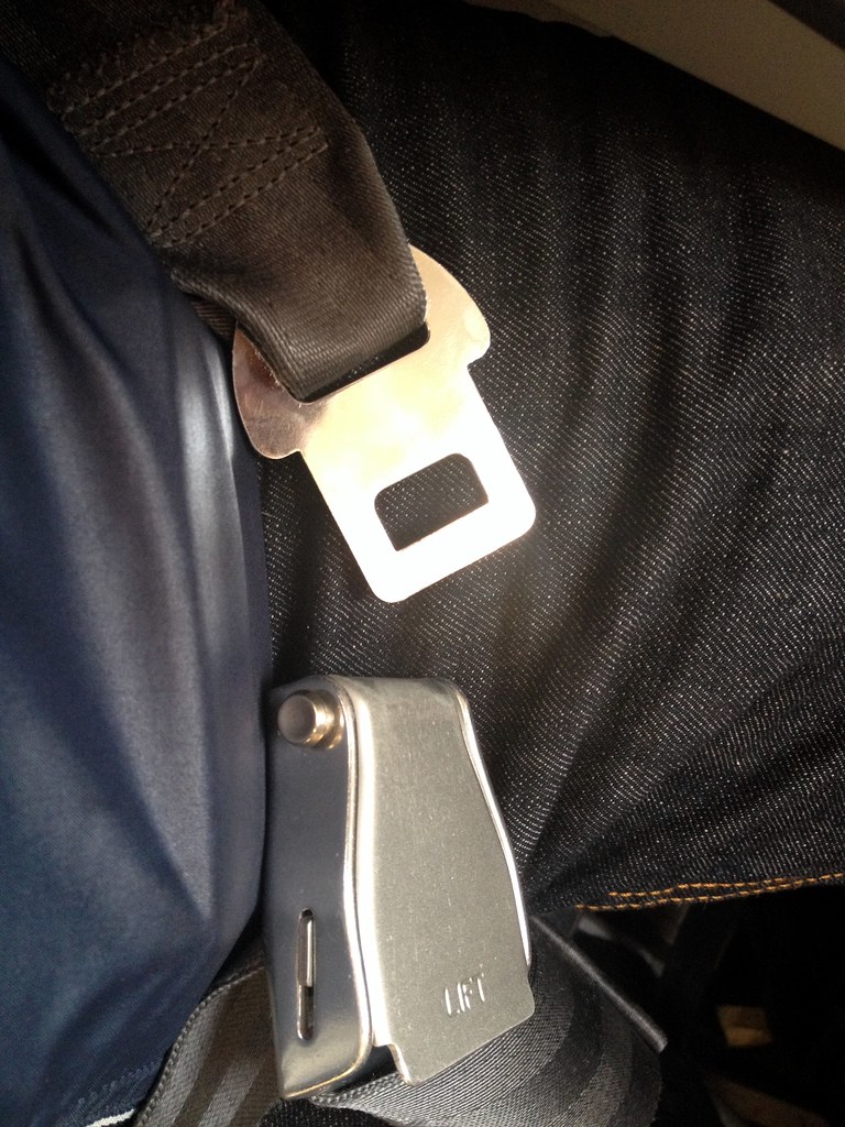 Seat belt buckle lift easyjet plane 13th April 2013 1304… Flickr