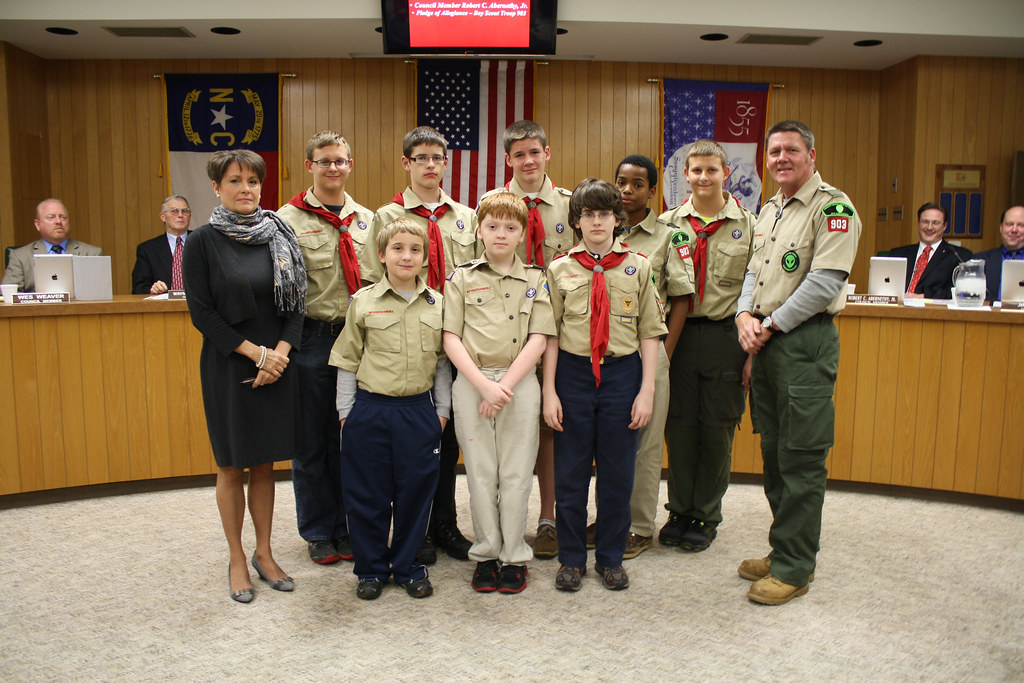 Boy Scout Troop 903 Boy Scout Troop 903 led the Pledge of … City of