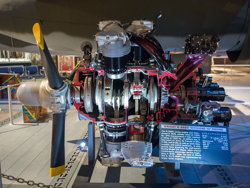 Wright R-2600 "Cyclone 14" Engine | The R-2600 series engine… | Flickr