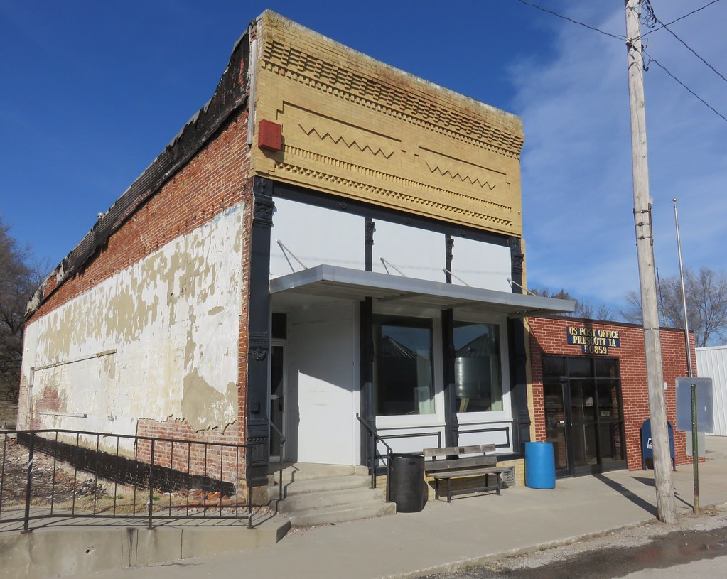 Storefront Buildings (Prescott, Iowa) Prescott, Iowa is a … Flickr