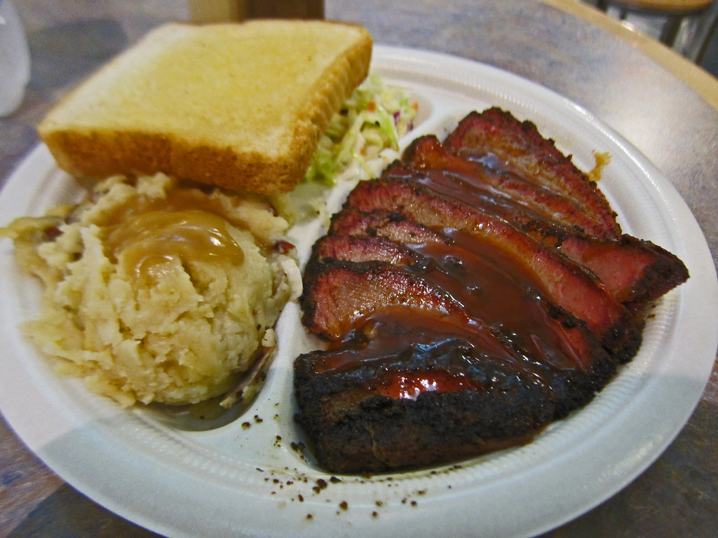Beef Brisket Plate Cousin's BBQ Dallas Fort Worth Airp… Flickr