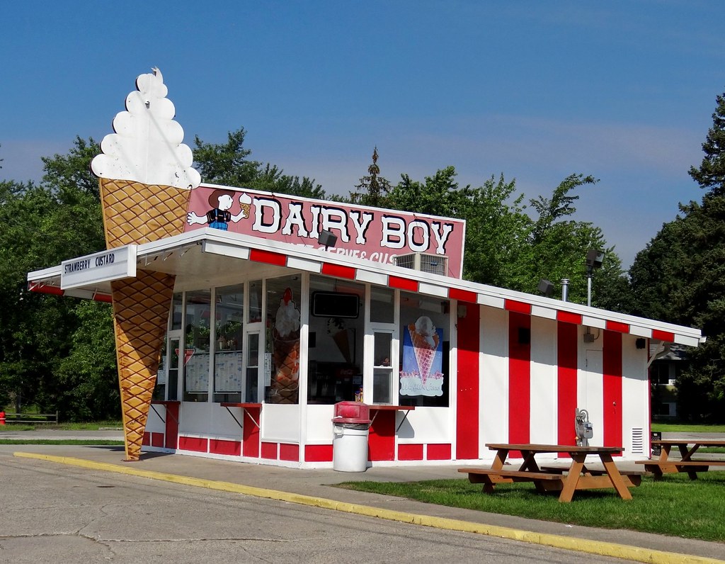 MI, MarysvilleU.S. 25(Old) Dairy Boy Ice Cream Stand Flickr