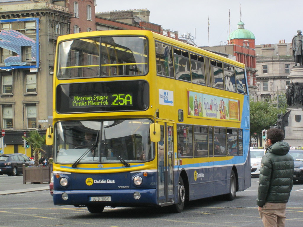 Dublin Bus AX610 Route 25A on O'Connell Bridge Conyngham… Flickr