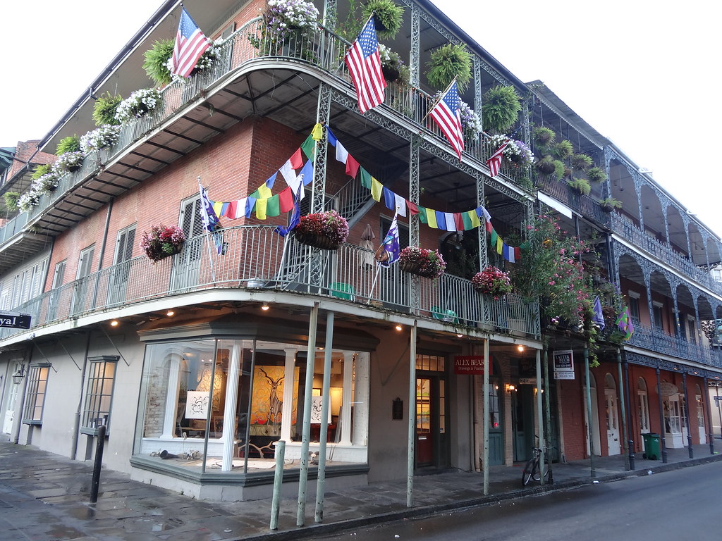 New Orleans. Decorated French Quarter balconies Some geogr… Flickr