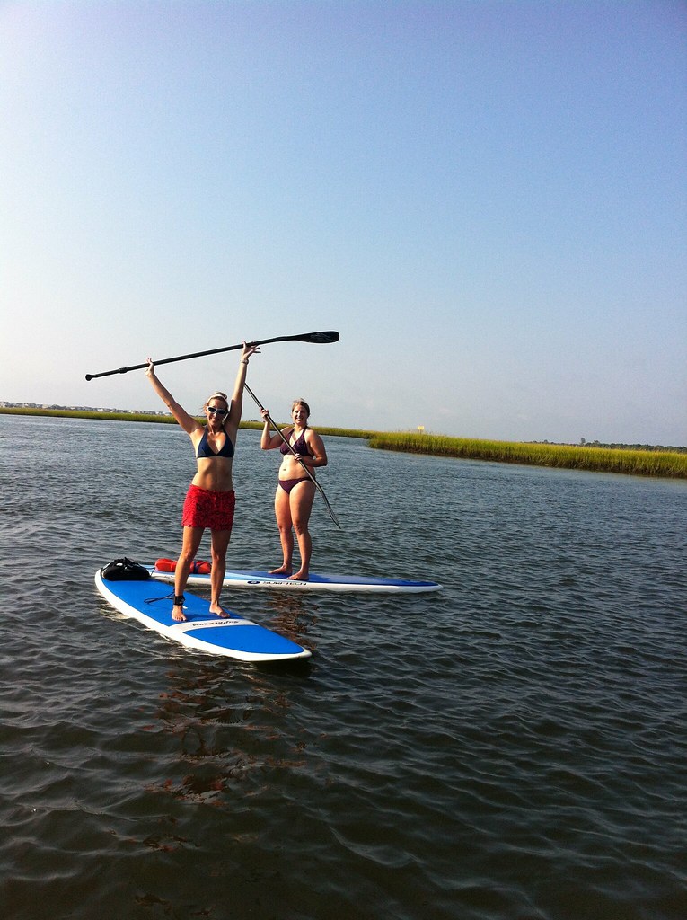 stand up paddle WB SUP at Wrightsville Beach, with Leigh… Flickr