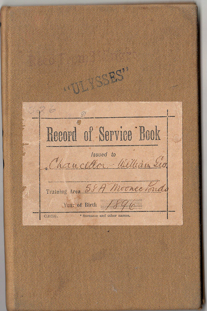 Record of Service Book WW1 Australian Army William Geo… Flickr