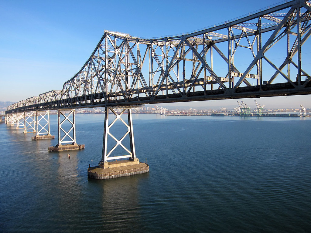 Old Bay Bridge, Eastern Span Bay Bridge Trail, Oakland, CA… Flickr