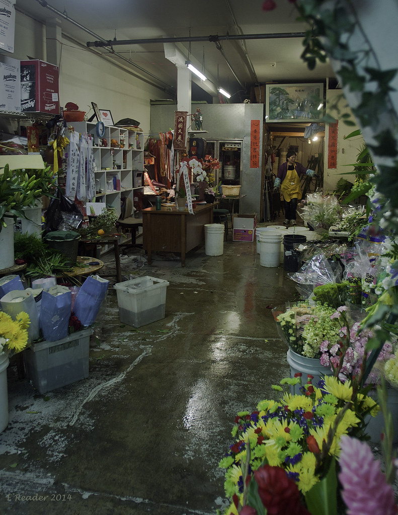 Flower Shop In Chinatown Photographed at a small flower sh… Flickr