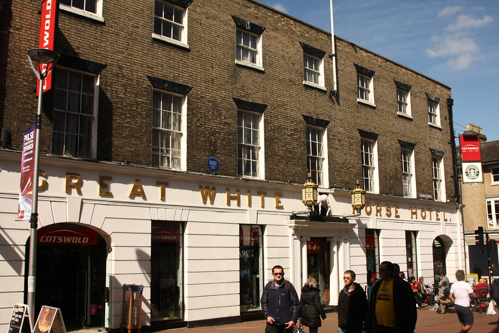 Ipswich, Great White Horse Hotel Originally a C16C17 timb… Flickr