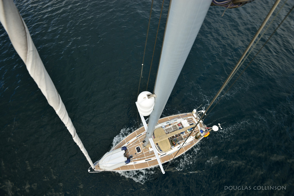 The Bosun's Chair The view from the bosun's chair. Doug Collinson