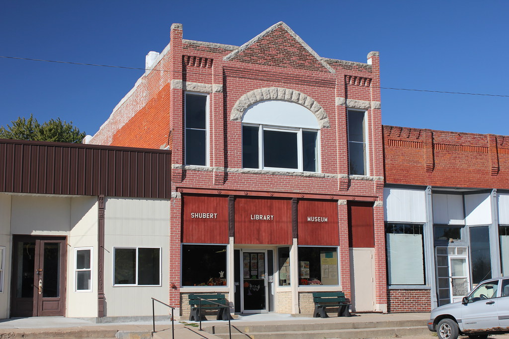 I.O.O.F. Hall (Shubert Library & Museum) Shubert, NE Flickr