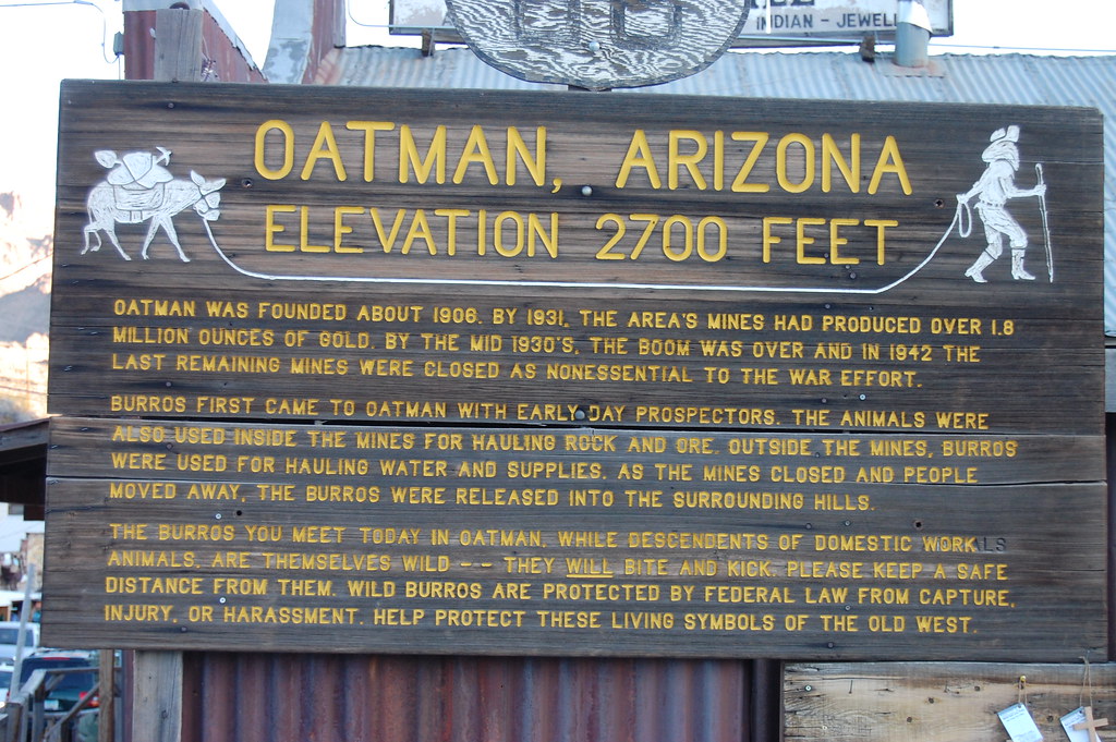 Oatman, AZ Flickr