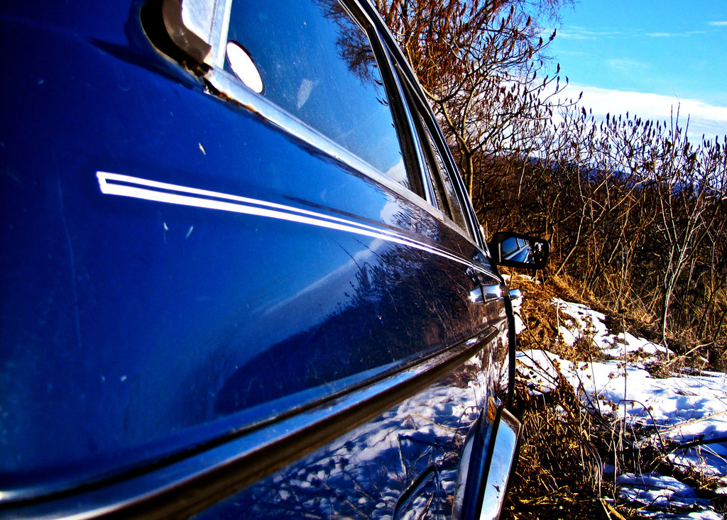 blue car Abbey Norris Flickr
