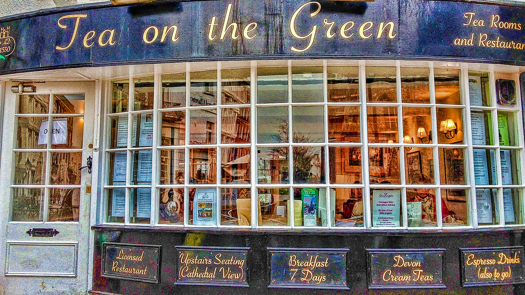 Tea on the Green Exeter Established 1530 opposite Exeter… Flickr