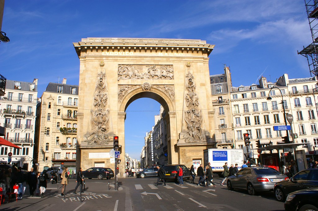 PICT0101/Paris City/ Porte Saint Denis/Arc de Triomphe/ Flickr
