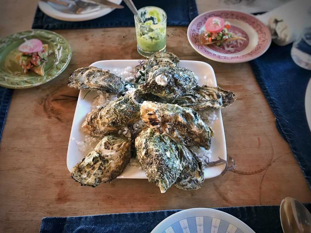 Kumiai oysters Deckman’s en el Mogor, Valle de Guadalupe, … T.Tseng