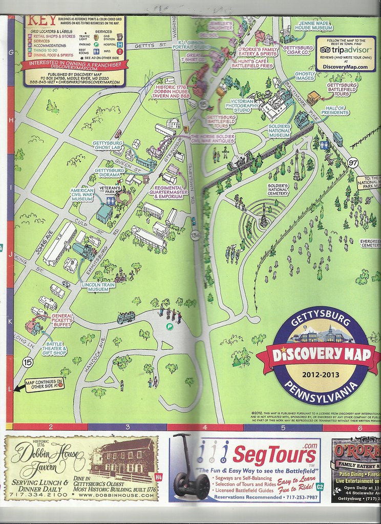 01d map of Gettysburg Ghettysburg MegaColor Flickr