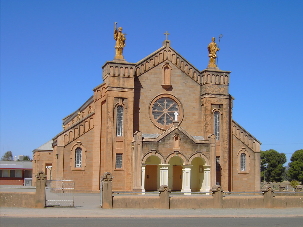 Jamestown Catholic Church built in 1929. Impressive for ru… Flickr