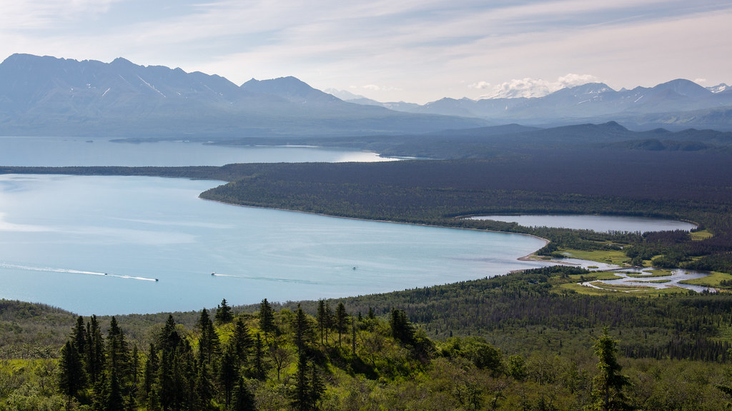 Brooks Camp and Naknek Lake, Katmai National Park Christoph Strässler Flickr